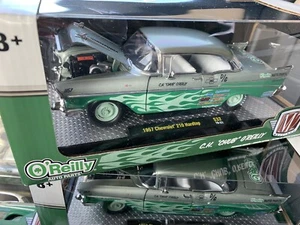 NEW M2 Machines 1957 Chevrolet 210 Hardtop Oreilly Exclusive Chub 1:24 Limited - Picture 1 of 7