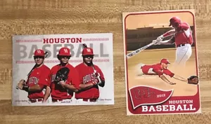2012 and 2013 University Of Houston Cougars College Baseball Schedules - Picture 1 of 2