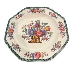 ANTICO 1922 WEDGWOOD ETRURIA 8” piatto da dessert/insalata disegno cesto floreale - Foto 1 di 6
