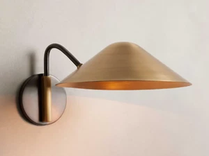Mid Century Brass Swing Italian Diabolo Wall Sconce Light Fixture By LD - Picture 1 of 5