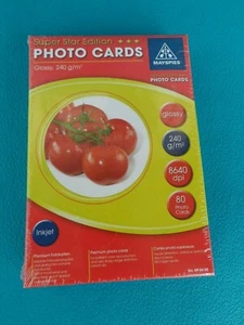 Mayspies Photo Cards , Fotopapier , 10x15 , 80 Blatt , 240g , glossy , Neu - Bild 1 von 4
