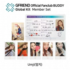 GFRIEND Fanclub Buddy Global Kit Photocard Sticker Arrival Card Umji Set KPOP - Picture 1 of 10