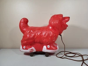 Vintage 1960s Red Ball Jets Sneakers Promo Advertising Pull Toy Dog - Picture 1 of 9