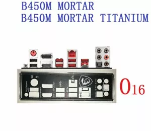FOR MSI B450M MORTAR TITANIUM I/O Shield Backplate - Picture 1 of 2