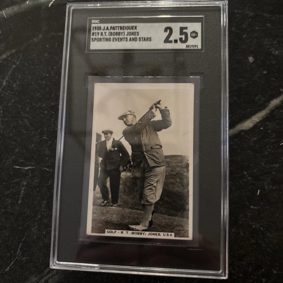 1935 JA Pattreiotex Bobby Jones SGC2.5 - Image 1 of 3