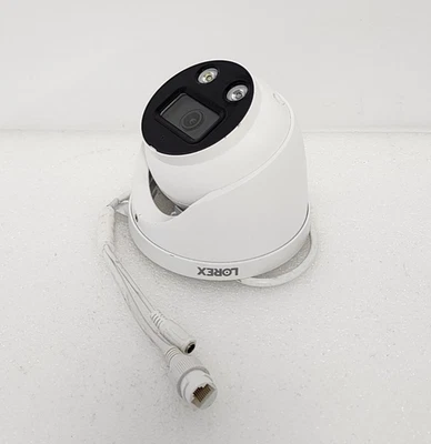 Lorex E892DD-E 4K UHD Smart Deterrence Outdoor Network Dome Camera Night Vision - Image 1 of 4