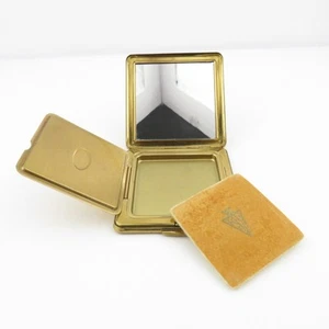 De colección. Cartera compacta en polvo KIGU compacta tono dorado vintage/reto fasion accesorio - Imagen 1 de 24