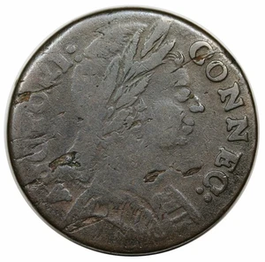 1785 Connecticut Copper, Bust Right, Miller 4.4-C - Picture 1 of 3