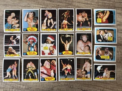 Lote de tarjetas coleccionables 1985 WWF TOPPS Foto 1 de 4