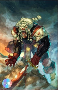 Invincible Universe: Battle Beast 4 Ryan Kincaid Var. B Virgin Foil LTD 1000 CB - Picture 1 of 1