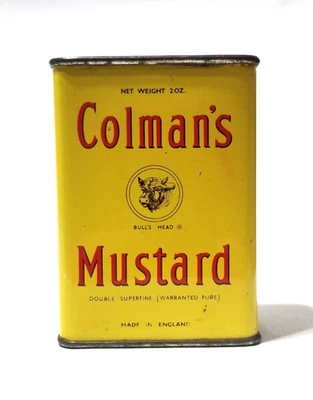Vintage Colman's Mustard Tin Norwich Eng. Rochester NY Collectable Advertising - Image 1 of 4