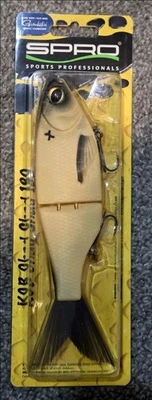 Señuelo SPRO KGB CHAD SHAD 180 GLIDE BAIT Big Bass Swimbait 7" Color == HUESO Foto 1 de 4