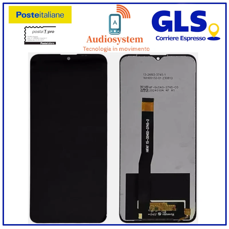 Display Lcd +Touch screen per CUBOT NOTE 21 Schermo Vetro Monitor Ricambio Nero - Immagine 1 di 1