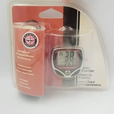 NEW PTI Schwinn 12 Function Cycle Computer Speedometer Timer Clock - Image 1 of 4