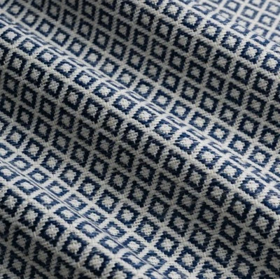 Fabricut Keno River Diamond Pattern OVER 1 YARD 43x55 Stain Resistant Fabric New - Image 1 of 4