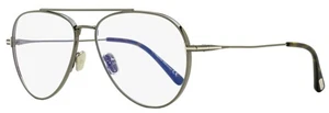 Tom Ford TF5800B Blue Block Eyeglasses 008 Gunmetal/Havana 56mm FT5800 - Picture 1 of 2