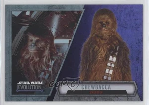 2016 Topps Star Wars Evolution Purple Lightsaber Chewbacca Smuggler #56 1j8 - Picture 1 of 3