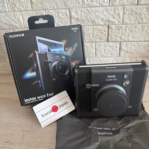 FUJIFILM instax WIDE Evo Hybrid Instant Camera Black Wide Format Film in Box - Picture 1 of 17