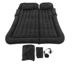 Car Air Mattress, 2-in-1 Inflatable Multifunctional Travel Mattress with Flock - Picture 1 of 9