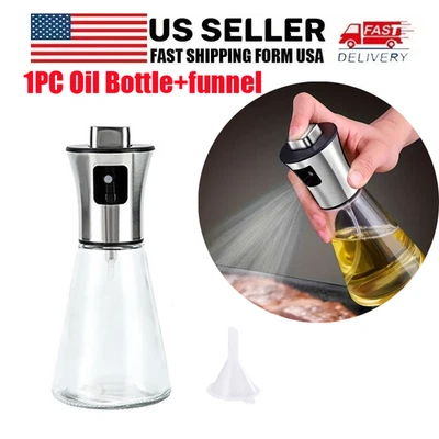 Pulverizador de aceite de cocina de 200 ml de 1 pieza pulverizador de aceite de oliva botella pulverizadora de aceite de oliva Foto 1 de 4