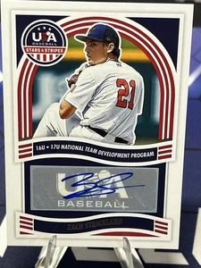 2024 Panini Stars and Stripes - 16u/17u National Team Signatures Zach Strickland - Bild 1 von 3