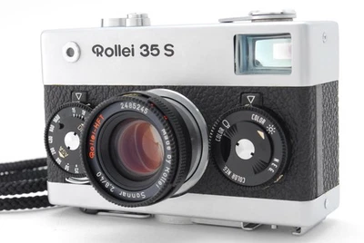 [CLA/A- Mint] Rollei 35S 35 S Silver Film Camera w/Sonnar 40mm f/3.5 JAPAN 9682 - Image 1 of 4