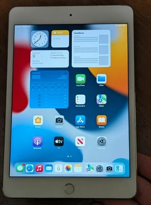 Apple iPad Mini 4a Gen 128gb Silver Wifi A1538 - Immagine 1 di 4