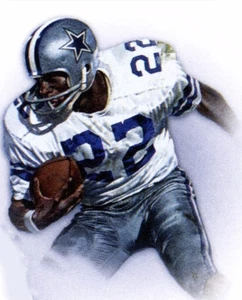 Cowboys Football Art  Poster Vintage Reproduction METAL SIGN 8 x 12 Aq - Picture 1 of 6