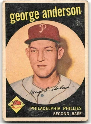 1959 年 Topps #338 George Anderson 上好 — 第 1/2 张图片
