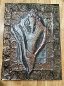 Large Oversized Hammered Copper Wall Art  - Picture 1 of 16