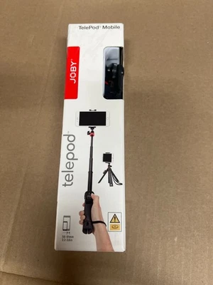 Joby TelePod Mobile Grip handle Selfie Stick Tripod for iPhone Pixel Samsung LG - Image 1 of 2