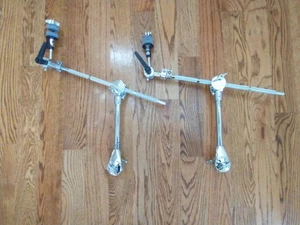 Two New DW Dog Bone Mounts With DW Long Cymbal Boom Arm And Tech Lock Filter - Picture 1 of 7