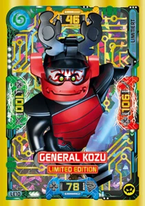 LEGO Ninjago Serie 5 - LE10 General Kozu Limitierte Karte - Bild 1 von 1