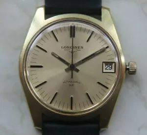 LONGINES ADMIRAL HF G20 GOLD FILLED WITH DATE / HAND-WINDING / 1974 - Picture 1 of 12