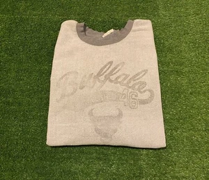 Vintage MV Sport Reverse Pro Weave Buffalo Bulls crewneck sweatshirt XL gray - Picture 1 of 10