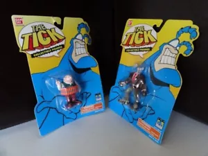 THE TICK - DYNA-MOLE & DEAN Figurine da collezione BANDAI 1994 - Foto 1 di 5