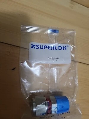 Superlok Tube Fitting SAUI-8-8U 1/2"T x 1/2"M jic 37° - (3/4-16) - 316 SS - Image 1 of 3