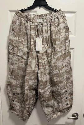 Chalet et Ceci 女式裤子 - 100% 亚麻 - 美国制造 — 第 1/4 张图片