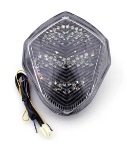 Integrated LED TailLight Turn Signals for Suzuki GSXR 1000 2003-2004 Clear T9 - Picture 1 of 3