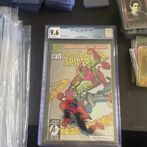 Spettacolare Spider-Man #200 Foil Cover Goblin Verde CGC 9.6Marvel 1993. - Foto 1 di 4