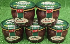 (19,90€/kg) 5x Keunecke Harzer Hausmacher Wurst ROTWURST 200g Glas Versand 0€ - Bild 1 von 8