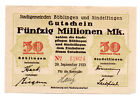 342 Böblingen, Sindelfingen, 50 million Mk; 29.9.23