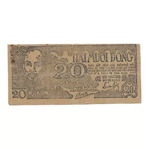 Vietnam - billet 20 dong - 1948 - Giay Bac - sans nom imprimeur - TB+ P.25b - Imagen 1 de 2