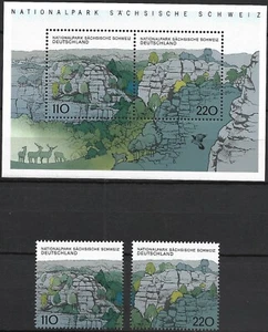GERMANY - 1998 MNH "Saxon Switzerland National Park" Souvenir Sheet & Set !!!! - Picture 1 of 1