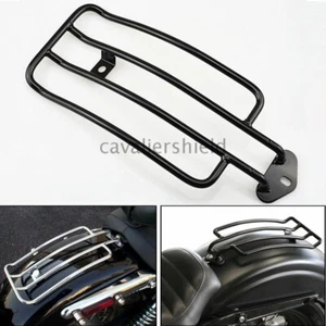Portaequipajes negro asiento individual para motocicleta para Harley Sportster 883 1200 1000 85-03 - Imagen 1 de 10