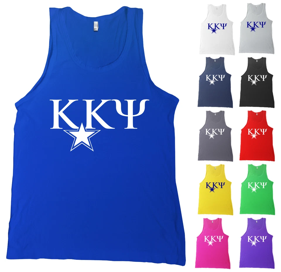 Kappa Kappa Psi Band Fraternity Bella + Canvas Tank Top Letters Shirt - NEW - Image 1 of 1