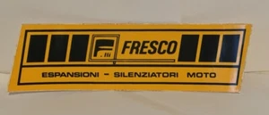 Oldtimer FRESCO Auspuff Endrohr Aufkleber - Original - Bild 1 von 3