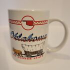 Oklahoma Coffee Mug State Souvenir  Euc Sooner State Indians Old West
