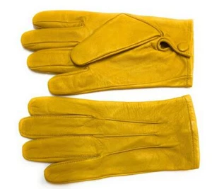 Men's Driving Cycling Dress Genuine Lambskin Unlined Leather Gloves - Picture 1 of 54