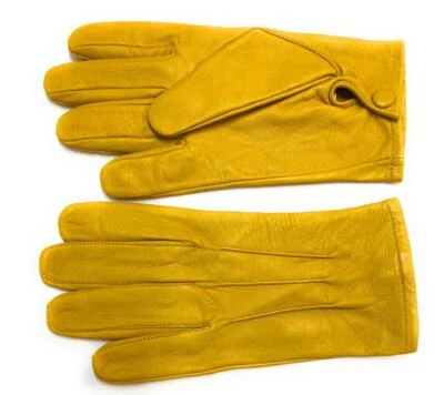 Men's Driving Cycling Dress Genuine Lambskin Unlined Leather Gloves - Image 1 of 4